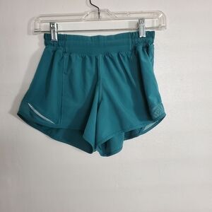Lululemon Hotty Hot shorts Teal Lagoon 4